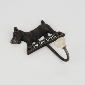 Háček na vodítko pro psa I love my dog 10x13x5cm