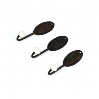 Háček s porcelánovou úchytkou 12cm