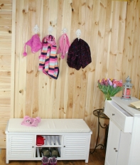 Háček zámecký styl kovový bílý xcm