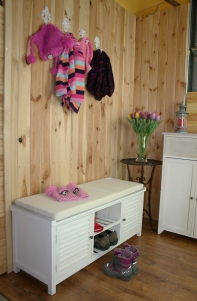 Háček zámecký styl kovový bílý xcm