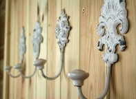 Háček zámecký styl kovový xcm