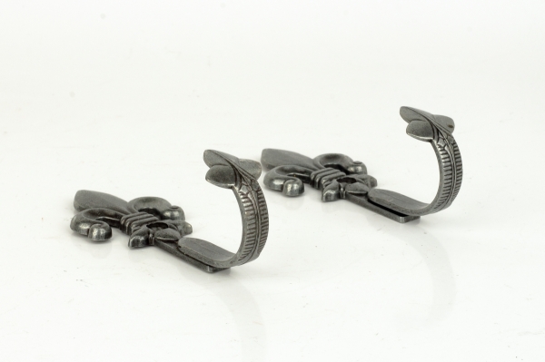 Háčky na pistole 10,5 cm sada 2 kusů stříbrné