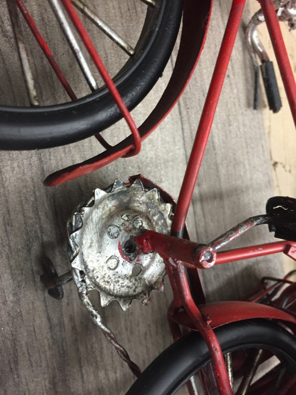 Hasičské zásahové šlapací kolo plechové 28cm - VYŘAZENÉ