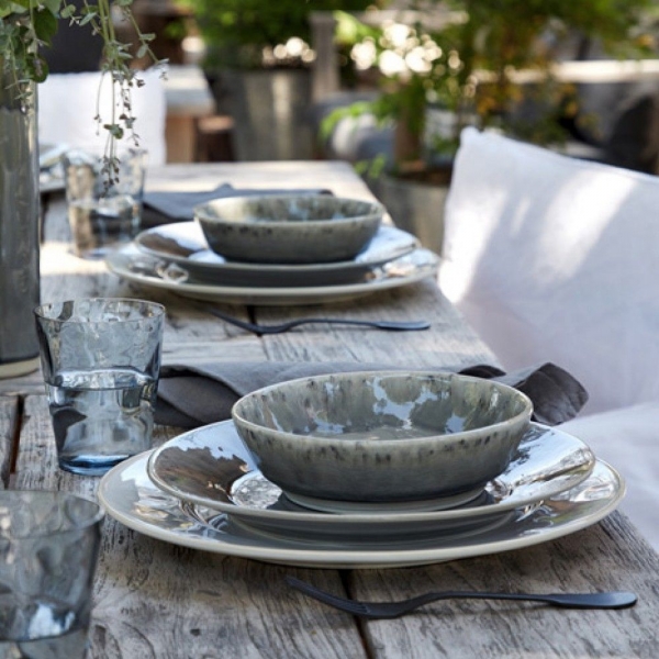 Hluboký talíř 19cm MADEIRA šedý