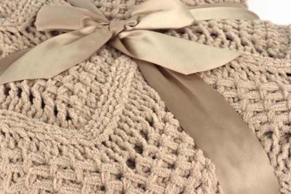 Hnědá deka 130x160cm