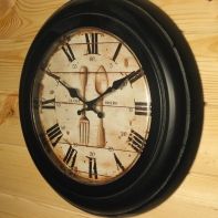 Hodiny Bistro kovové 32cm