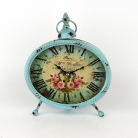 Hodiny Chatellerault tyrkys 20x5x26cm