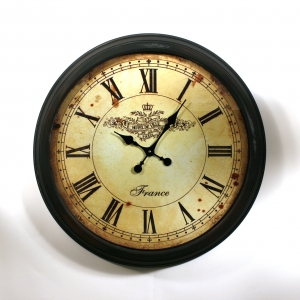 Hodiny dekorační nástěnné XXL Francie 70cm