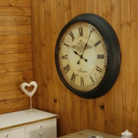 Hodiny dekorační nástěnné XXL Francie 70cm