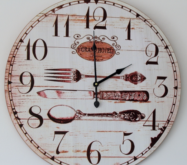 Hodiny do jídelny Grand Hotel 52cm - VYŘAZENO