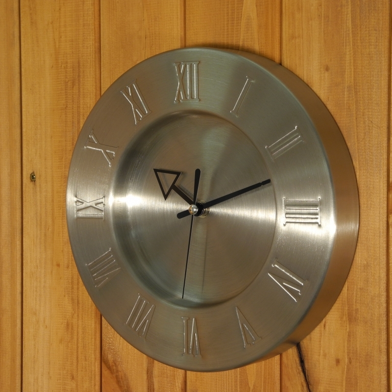 Hodiny do kuchyně kovové 24cm