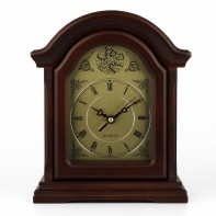 Hodiny dřevěné stolní 22x27x12cm