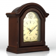 Hodiny dřevěné stolní 22x27x12cm