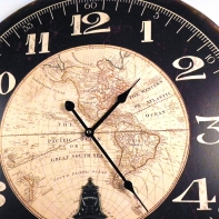 Hodiny kyvadlové s mapou 58cm 2012