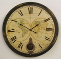 Hodiny kyvadlové s mapou 58cm 