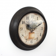 Hodiny levandule v květináči 29cm