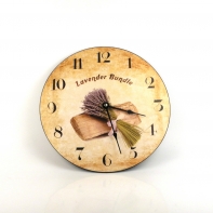 Hodiny na zeď Levandule 30cm