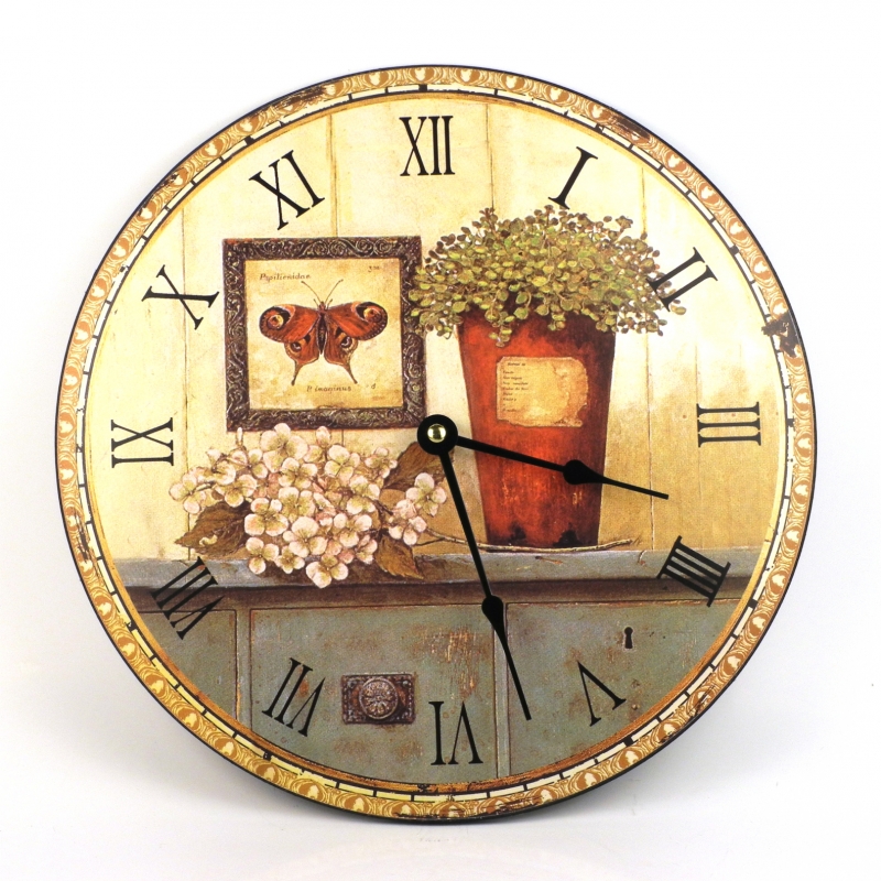 Hodiny nástěnné dřevěné 1184