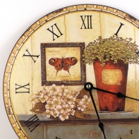 Hodiny nástěnné dřevěné 1184