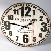 Hodiny nástěnné Les Deaux Magots
