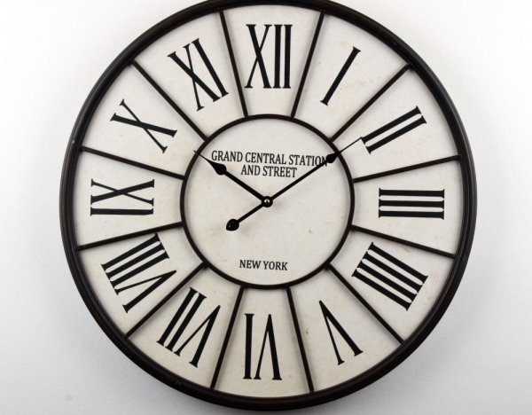 Hodiny nástěnné NEW YORK 58cm - vyřazeno