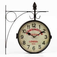 Hodiny nástěnné oboustranné 1308