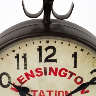 Hodiny nástěnné oboustranné 1308