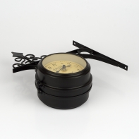 Hodiny nástěnné oboustranné 23x28x9cm