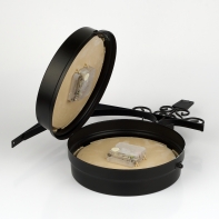 Hodiny nástěnné oboustranné 38x32x10cm