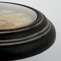 Hodiny nástěnné plechové retro  Cafe de monde 22cm