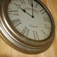 Hodiny nástěnné Prague pozinkované 41cm