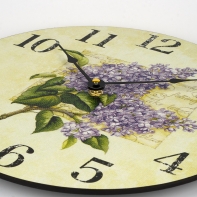 Hodiny nástěnné šeřík 30cm