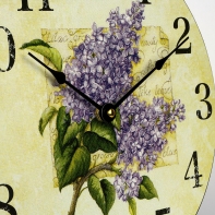 Hodiny nástěnné šeřík 30cm