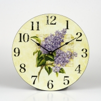 Hodiny nástěnné šeřík 30cm