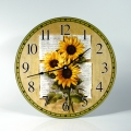Hodiny nástěnné slunečnice