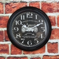 Hodiny nástěnné v pánském stylu 37cm