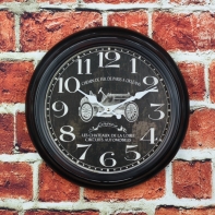 Hodiny nástěnné v pánském stylu 37cm