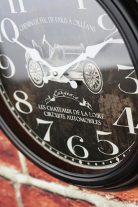 Hodiny nástěnné v pánském stylu 37cm