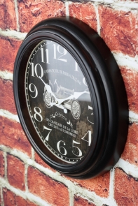 Hodiny nástěnné v pánském stylu 37cm