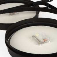 Hodiny oboustranné velké otočné Kensington London 42x40x9 cm - poškozené