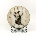 Hodiny s kočičkou - stojánek