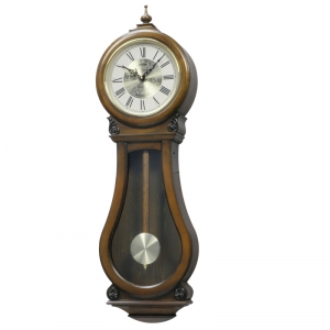 Hodiny s kyvadlem dřevěné 26,3x10,1x85,5cm