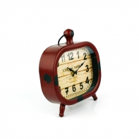 Hodiny stolní kovové 20x15x5cm