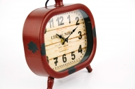 Hodiny stolní kovové 20x15x5cm