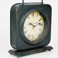 Hodiny stolní kovové 28x19,5x8,5cm