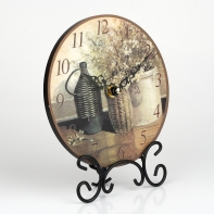 Hodiny stolní kytka 19x22x4cm