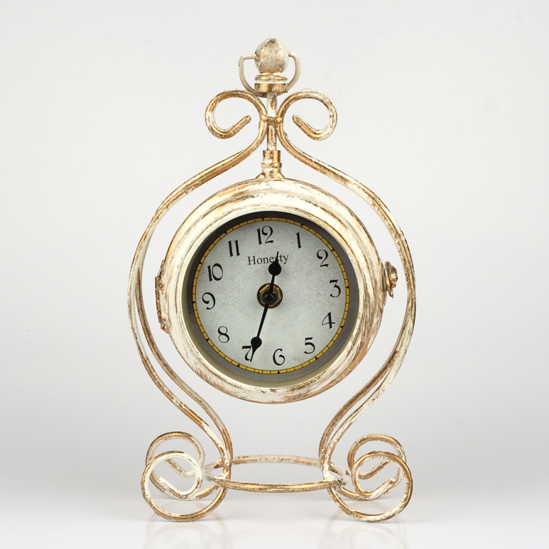 Hodiny stolní oboustranné 17x29x11cm