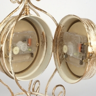 Hodiny stolní oboustranné 17x29x11cm