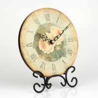 Hodiny stolní růže 19x22x4cm