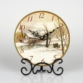 Hodiny stolní zima 18x22x4